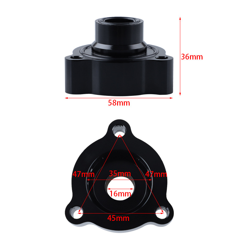 Applicable to Mercedes-Benz GLA Class B Class GLC Class E Class glkcls1.8T2.0T original car pressure relief valve adapter base kit