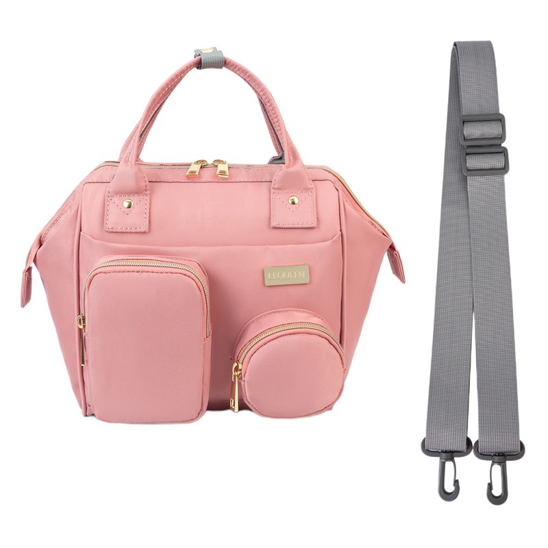 LEQUEEN Mummy Bag Small Fashionable New Hand Shoulder Crossbody Bag Backpack Mini Out Maternal and Baby Bag