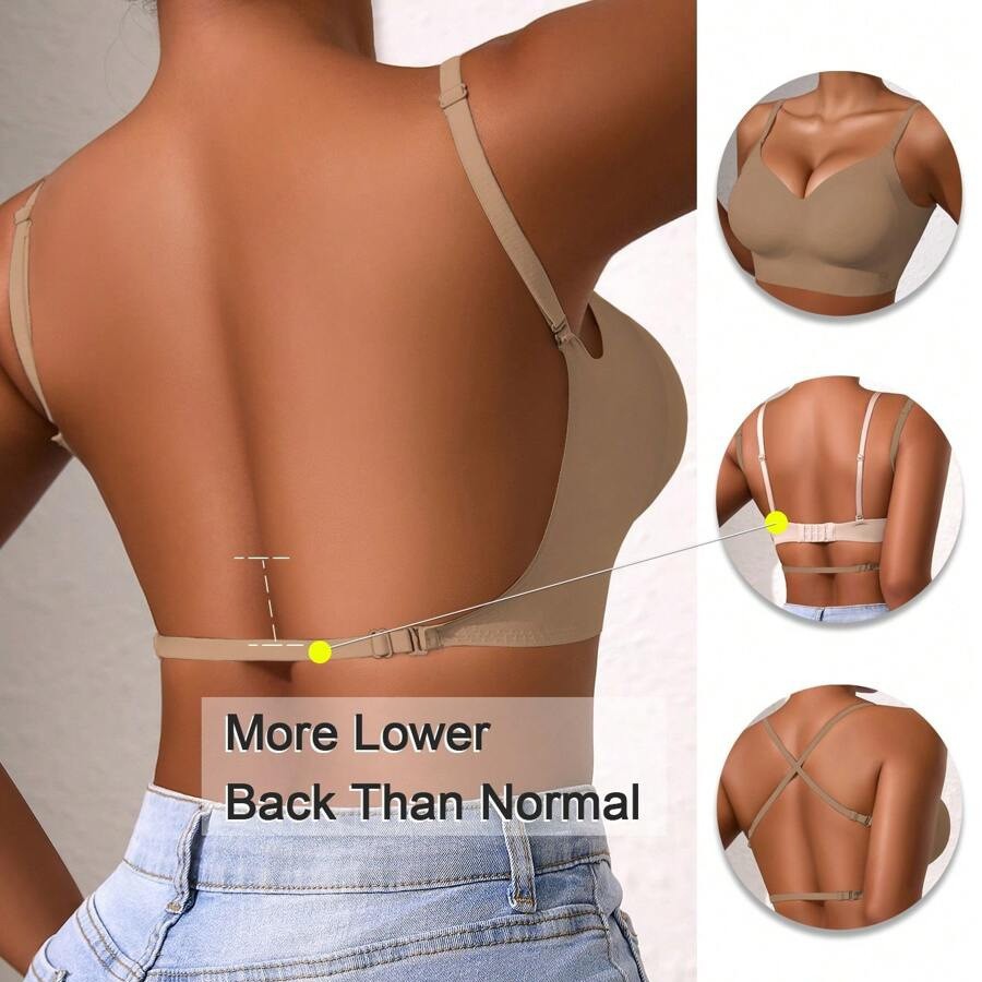 The manufacturers in stock in Europe and the US Amazon Temu explosive summer big back backless unfold in different ways of wearing bras