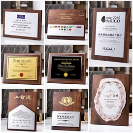 水晶工艺品;奖杯;木质工艺品