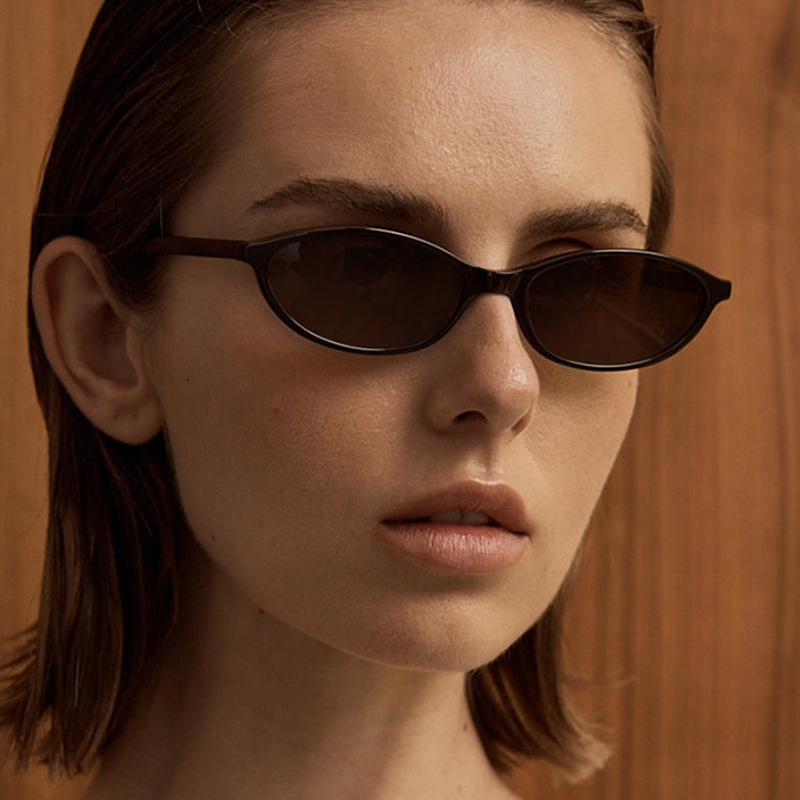 Fashionable Oval Small Frame Sunglasses for Women 2025 New European and American Style Ins Street Style Sunglasses Trendy Personality Sunglasses Fashionable Oval Small Frame Sunglasses for Women 2025 New European and American Style Ins Street Style Sunglasses Trendy Personality Sunglasses