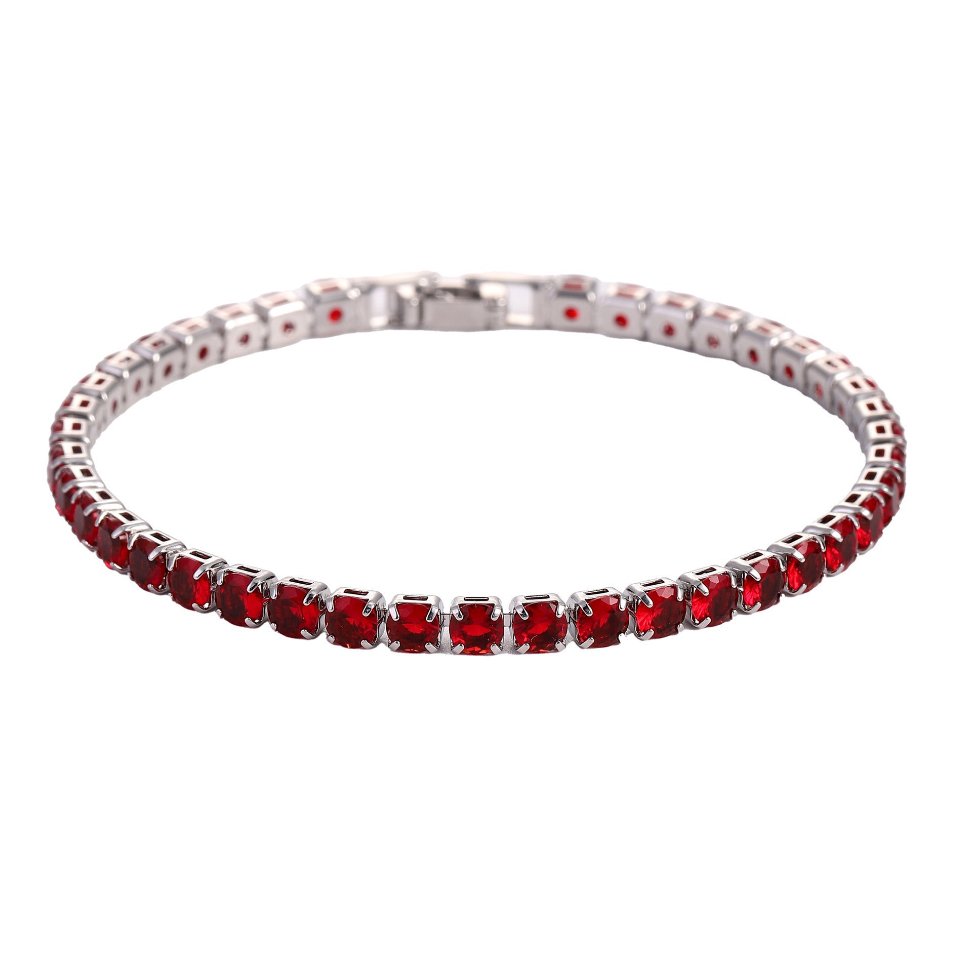 Cavigliera uomo in zircone bracciale hip hop gioiello tendenza_voghion.com