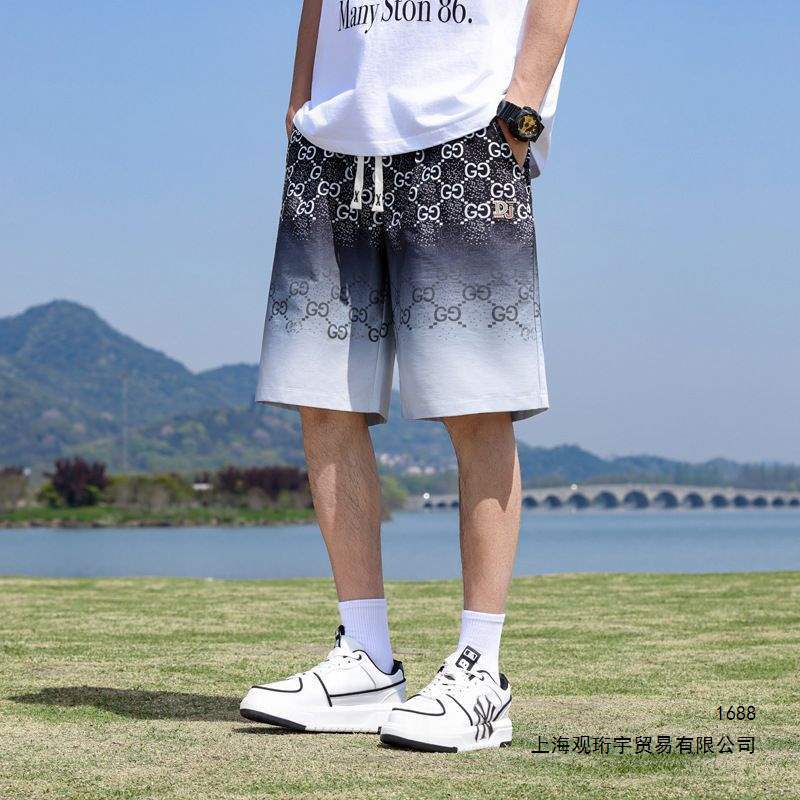 夏季新款男士宽松薄款短裤百搭韩版休闲速干时尚百搭外穿五分裤男