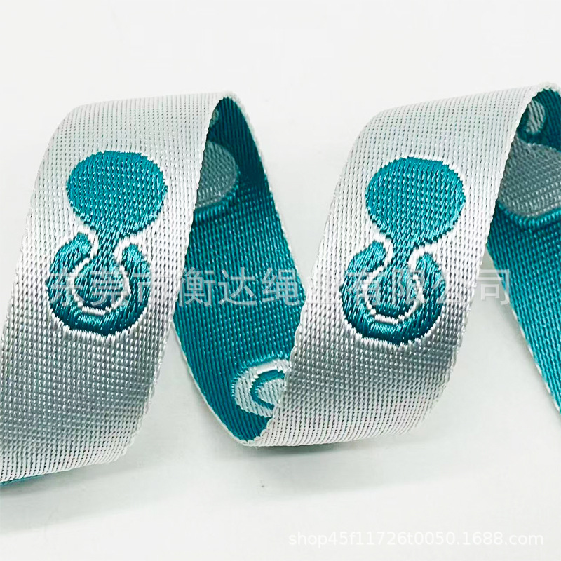 Personalizado 1 - 10cm de espesor 1mm brillante imitación de nylon jacquard cinturón bolsos zapatos sombreros teléfonos móviles correa de tela
