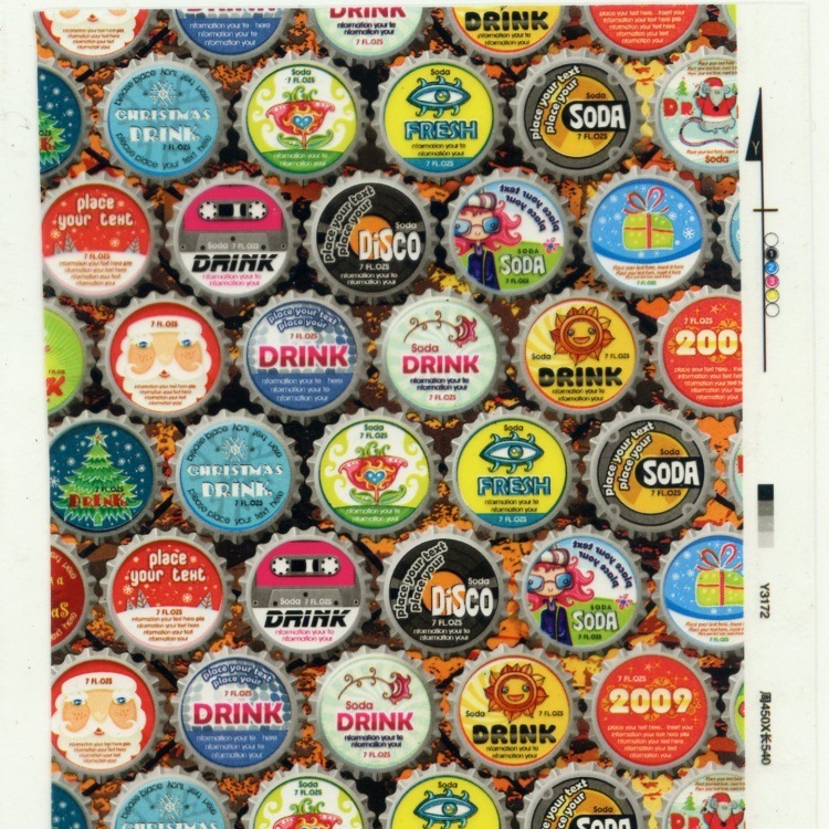 工厂批发水转印膜  卡通水转印膜纸  各种各样花纹  AI免费开版