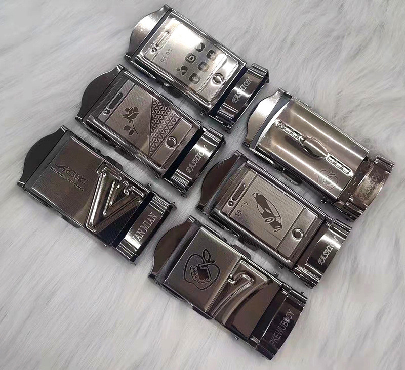 3.5 Single Layer Laser Denim Toothless Buckle Head