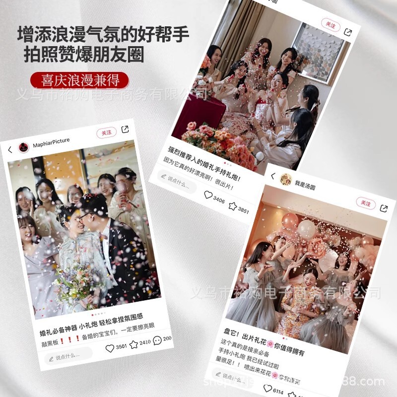 結婚の小さい礼砲は色をつけて礼儀を持って、結婚式の噴筒の礼儀を持っています。|undefined
