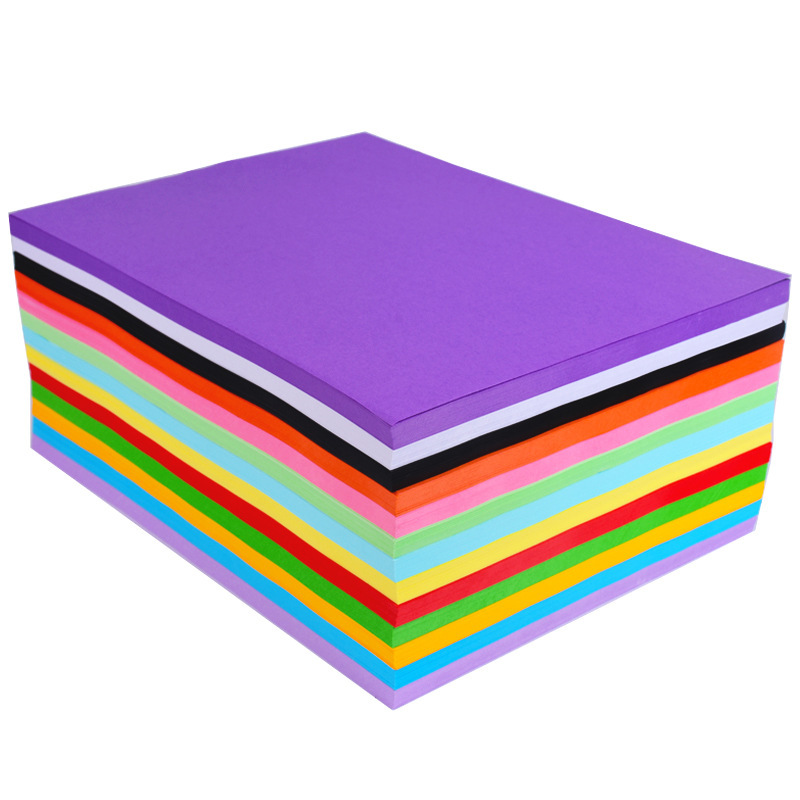 Wholesale A4 Color Copy Paper for Printing, Multi-purpose Handmade Color Folding Paper, A4 Color Folding Paper