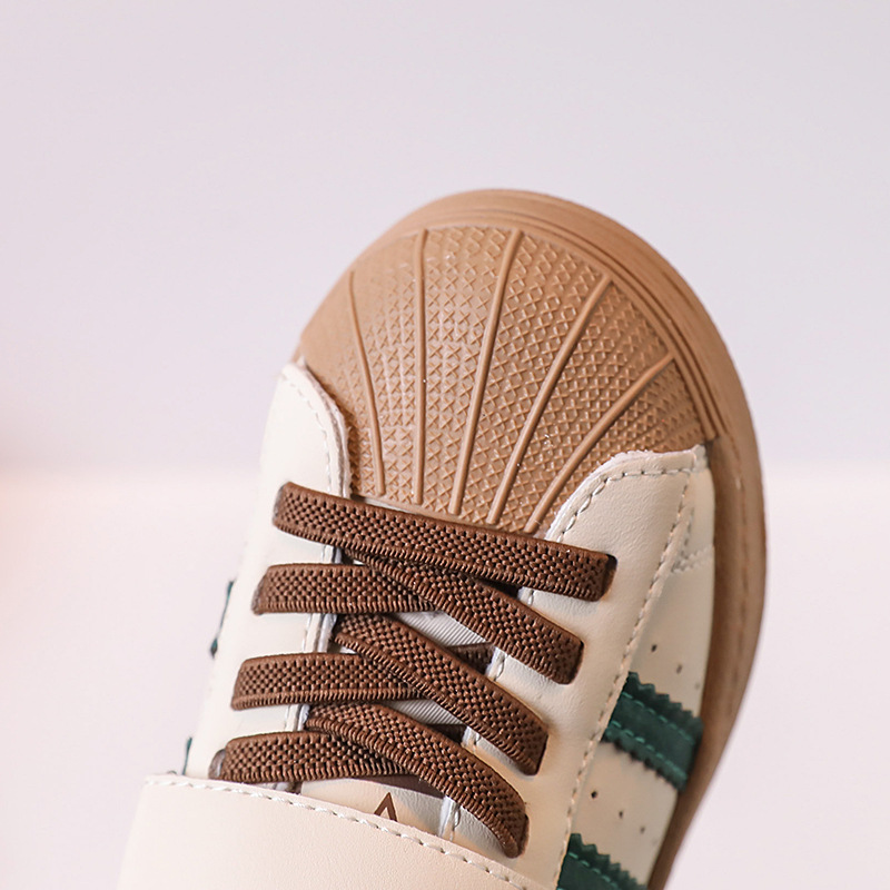 Baby with soft soles, 1-3 years 0 year old, male shell top board female children's learning to walk shoes, spring and_voghion.com