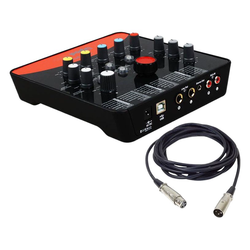 ICON Aiken Upod Pro мобильный телефон компьютер Универсальная внешняя звуковая карта прямая трансляция якорь караоке запись и крик микрофон оборудование