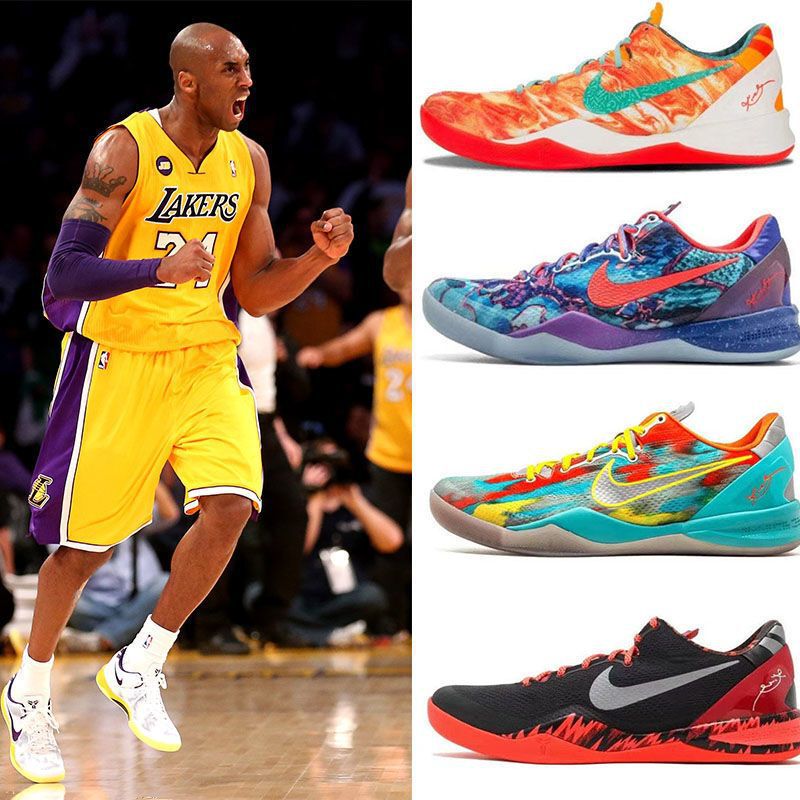 Kobe 8Th Generation Basketball Shoes Nba All-Star Kobe8 Boots Wear-Resistant Non-Slip Cushioning Lightweight Practical Sports Shoes for Men