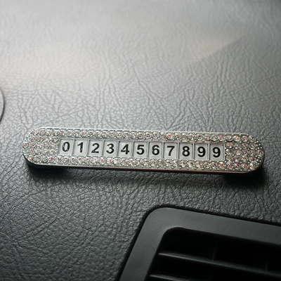 car interior accessories, Nömrəli dayanma kartı