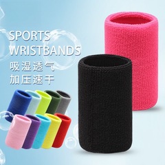吸湿腕の男女運動高弾ランニング汗を拭くバスケットボールのフィットネスは屋外の蛍光色の手首バンドの保護具に乗ります。