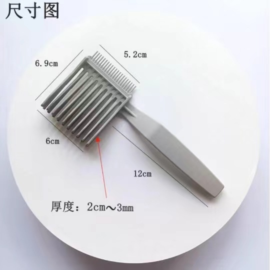 Cross-border Barber Fade Combs men's hair comb gradient comb oil head caliper comb long handle Clipper comb