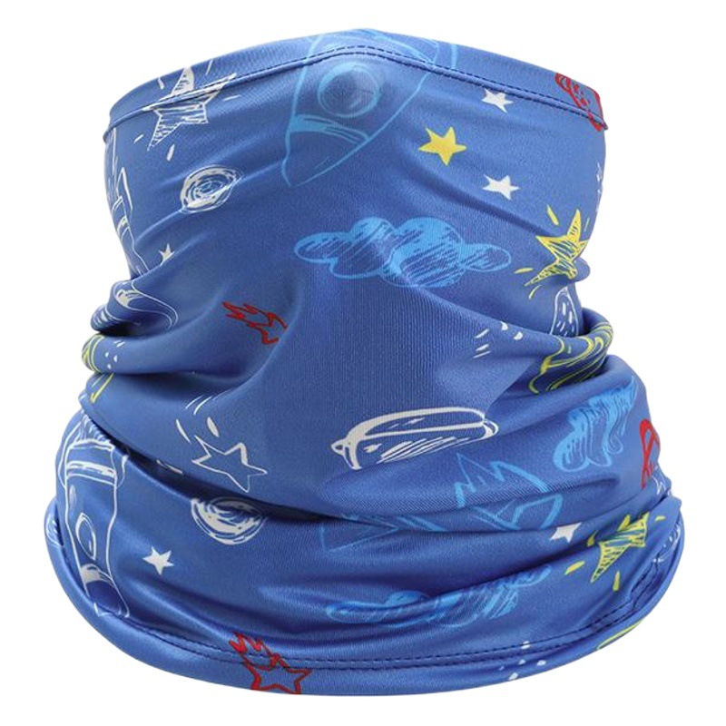 Amazing Run Summer Kidsren's Sun Protection Mask Outdoor Cycling Ice Silk Scarf Thin Sun Protection Neck Gaiter