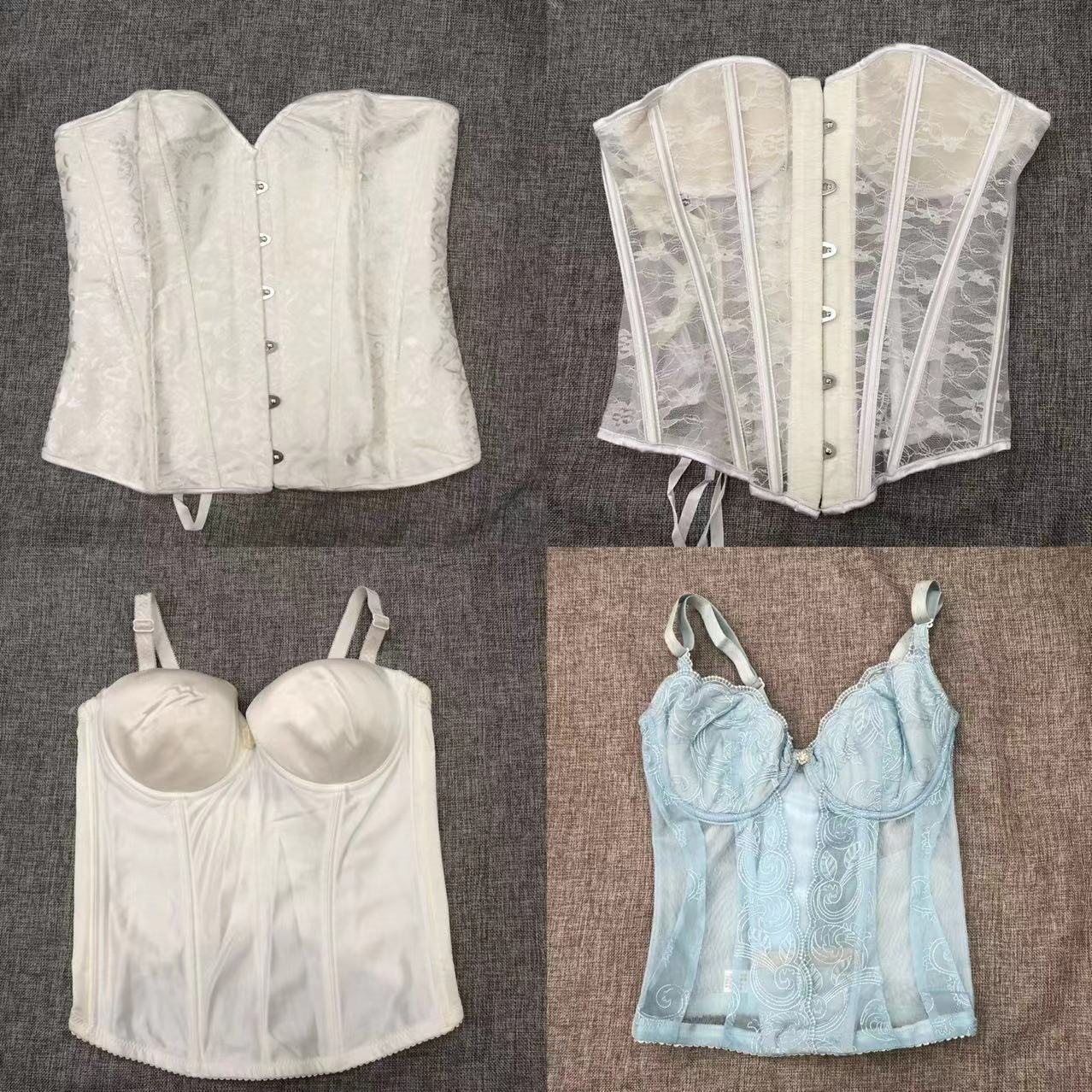 Clearance Sale: Assorted Fishbone Corset for Women, Shapewear Waist Cincher, Tummy Control, Slim Waist, High Waist Shaping Long Bra, Tube Top
