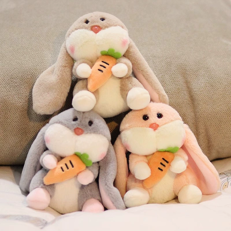 Симпатичная редька кролик брелок подвеска плюшевая игрушка маленькая сумка кролика подвеска сетка красная кукла женский подарок на день рождения