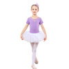 Children's summer dancing gym suit, clothing, with short sleeve