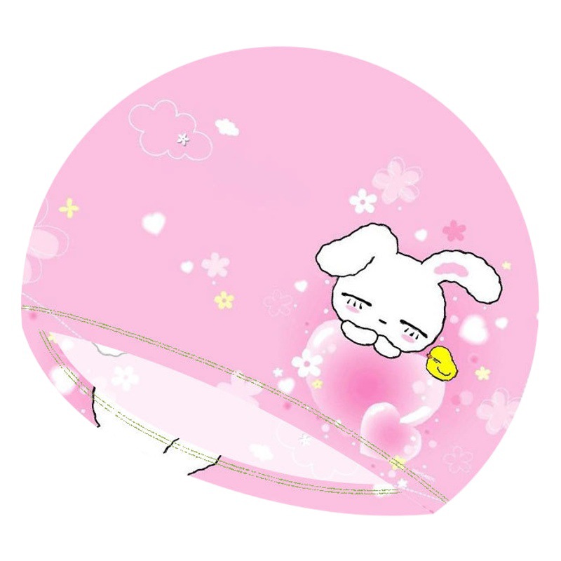 De alta calidad de color de dibujos animados de tela gorra de natación de nylon de primavera caliente cómoda gorra de natación para niños y niñas Universal fábrica al por mayor