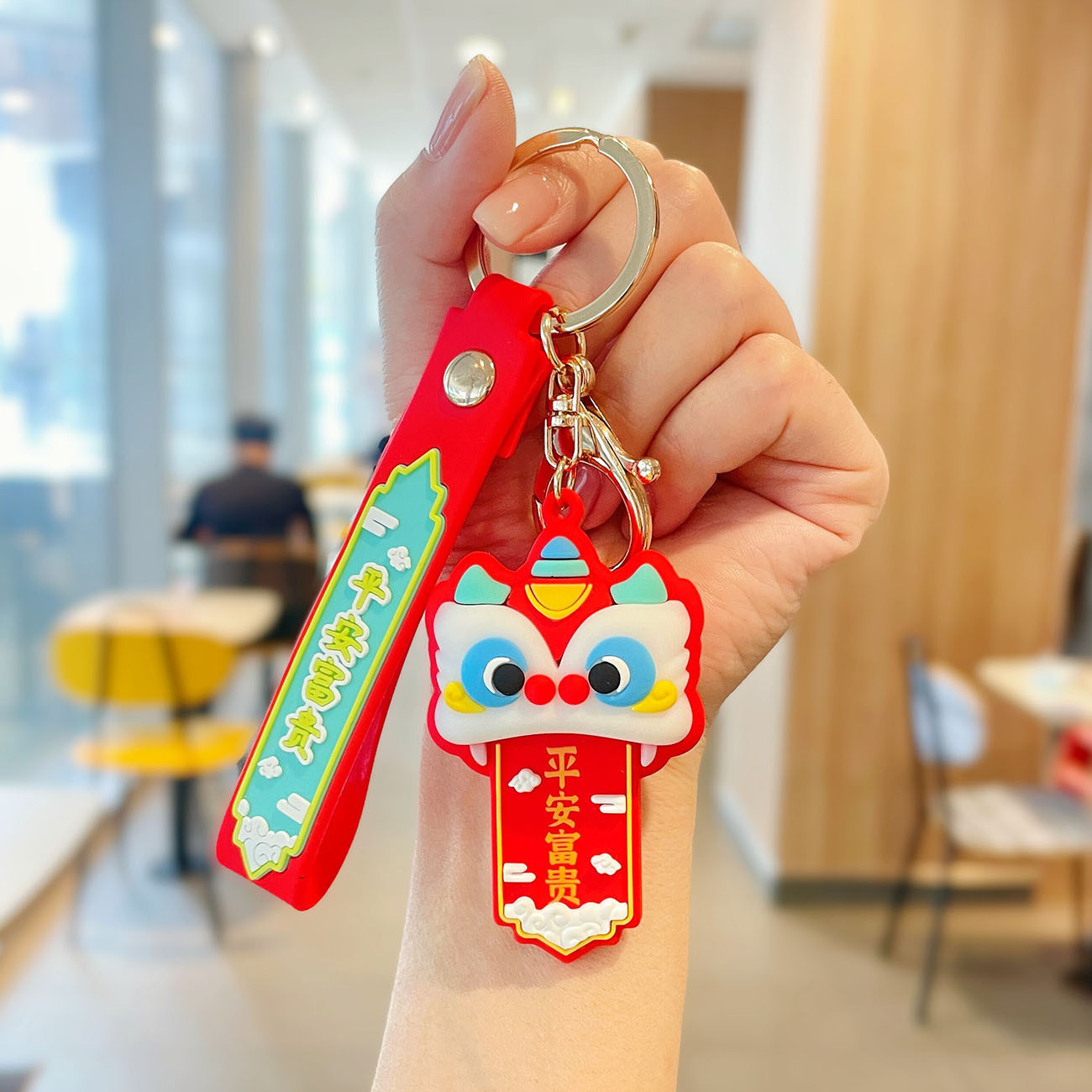 Venta directa de fábrica llavero colgante pequeño muñeca tridimensional llavero de coche mochila escolar colgante puesto al por mayor productos pequeños