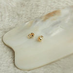 14k包金保色侧开口圆形包扣 diy手工饰品配件 项手链定位夹收尾扣