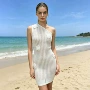 跨境露肩修身型夏季连衣裙