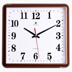 時計壁時計リビングルームファッションシンプルな時計サイレント長方形ホームパーソナライズされたクォーツ時計壁時計壁時計