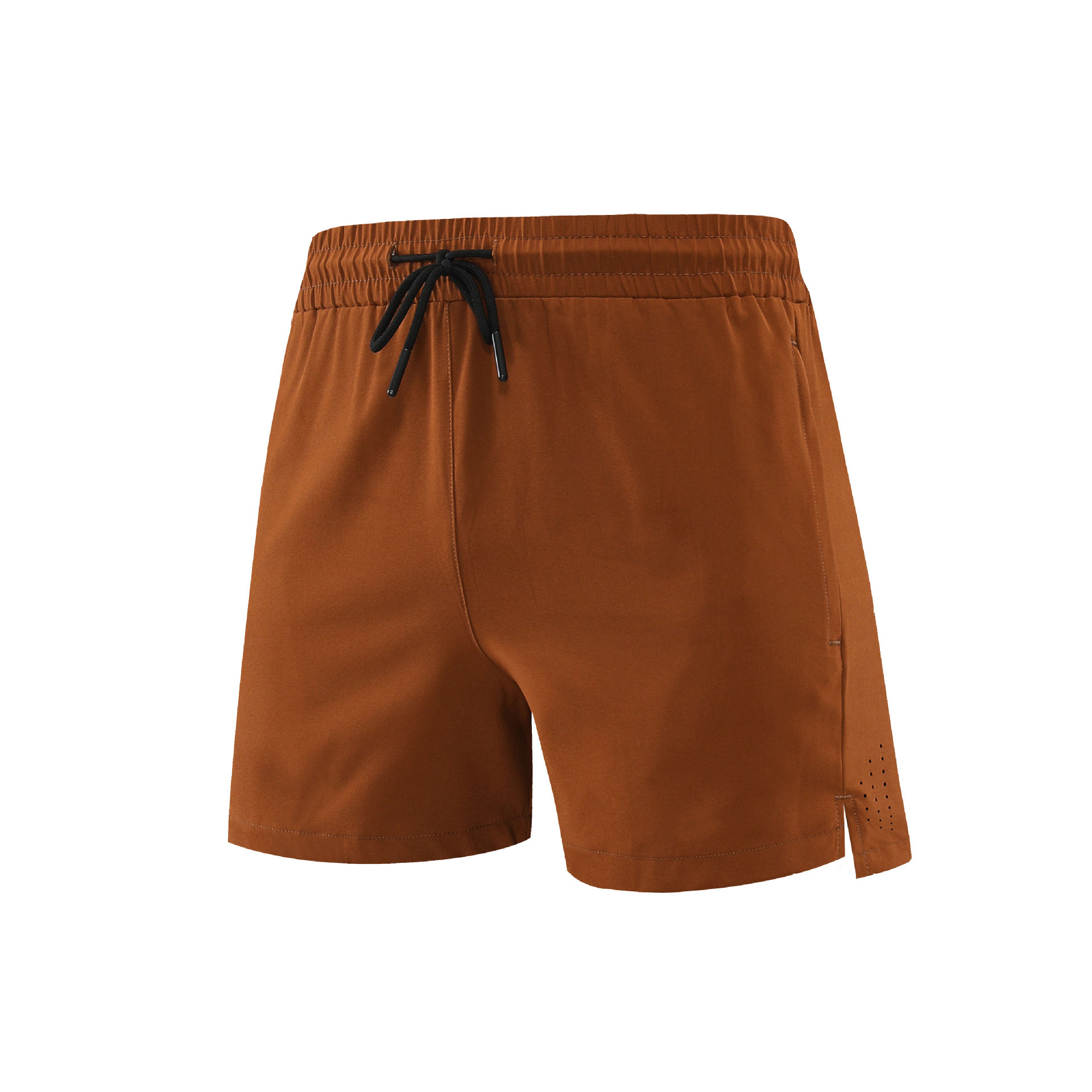 Pantalones cortos deportivos elásticos de cuatro lados tejidos para hombres corriendo maratón pista y campo pantalones de tres puntos malla de secado rápido pantalones cortos de fitness transpirables