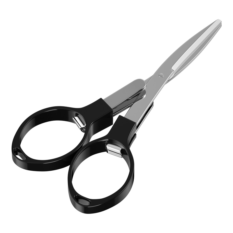 Stainless Steel Fishing Scissors, Foldable Multi-Functional Fishing Box Scissors, Portable Lead Wire and Pe Line Fishing Tool Scissors
