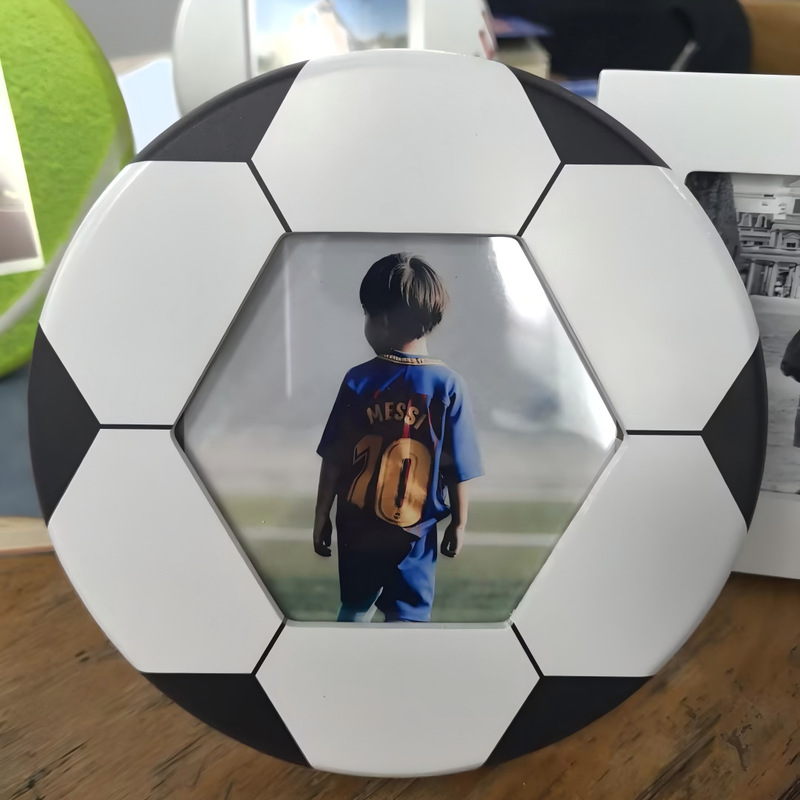 4*6Inch-Football Hexagonal Window-Shaped Mdf Special-Shaped Spray-Painted Uv Printed Photo Frame 17cm Framed Commemorative Picture Frame 4*6Inch-Football Hexagonal Window-Shaped Mdf Special-Shaped Spray-Painted Uv Printed Photo Frame 17cm Framed Commemorative Picture Frame