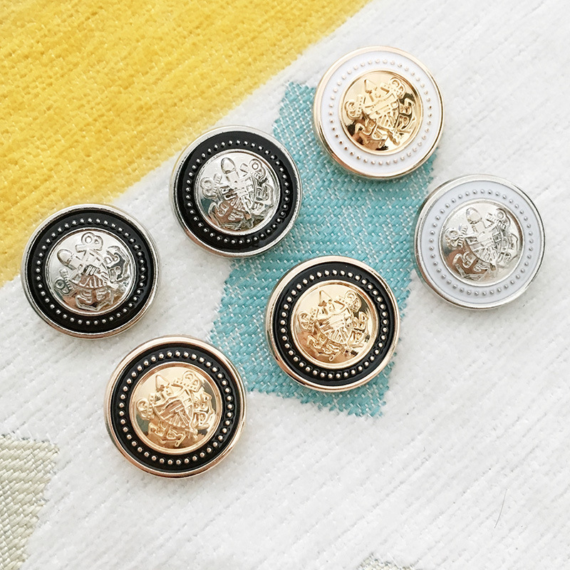 英伦风西服西装外套金属圆形纽扣男士女上衣毛衣西服扣子配件风衣