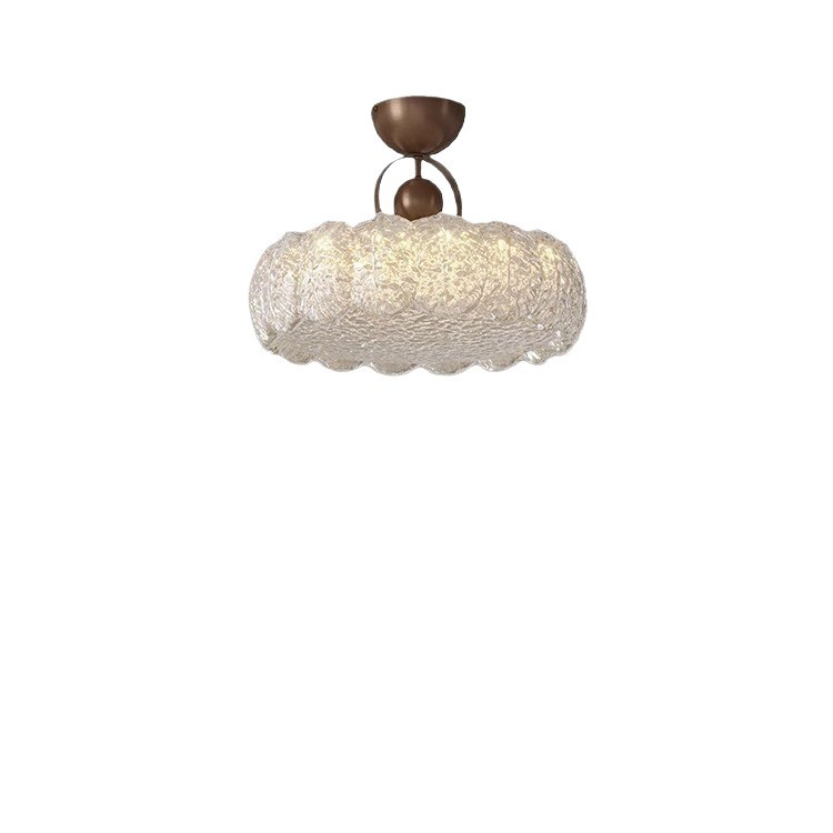 [Estrictamente seleccionado] Resina de cristal de estilo antiguo Lámpara de protección ocular de espectro completo simple, ligera y de lujo