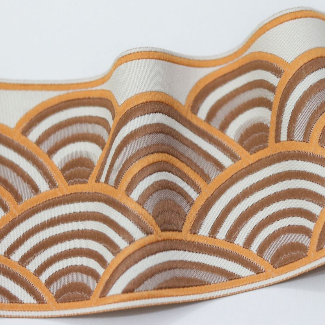 9cm de ancho de alta precisión de la cinta patrón de la nube ropa sofá cojín de la cama cortina de mesa corredor de la cama hogar textil cinta decorativa