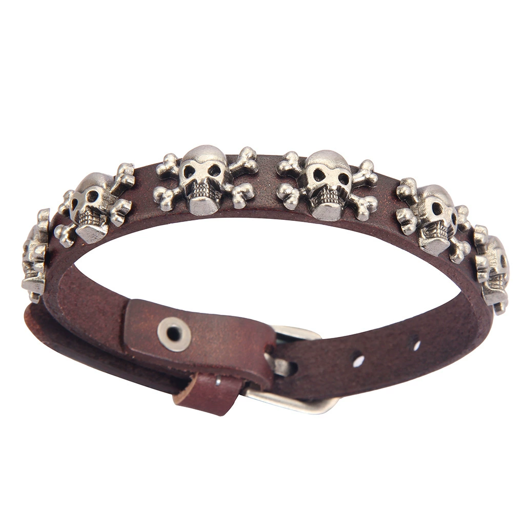Аксессуар, металлический кожаный браслет для любимого, Aliexpress