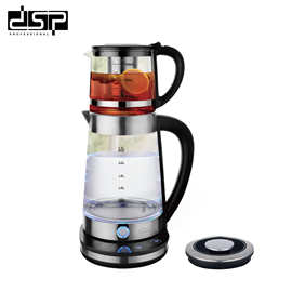 DSP/丹松家用双层电热水壶土耳其子母壶大容量2.2L电茶水壶煮茶壶
