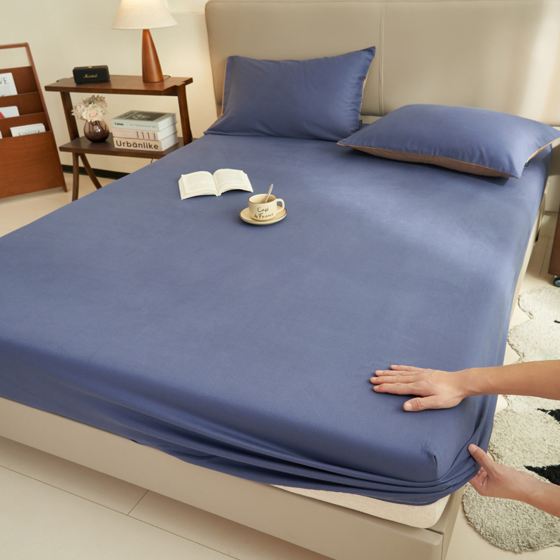 Nueva sábana de algodón puro pieza individual 100 funda de cama de algodón todo incluido funda de colchón funda de cama juego de tres piezas 2025 nuevo