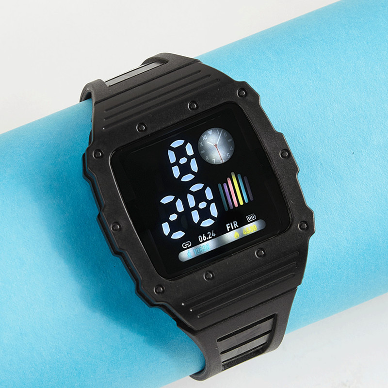Nuevo reloj electrónico LED para hombres y mujeres Square Apple impermeable digital deportes estudiante niños LED reloj electrónico