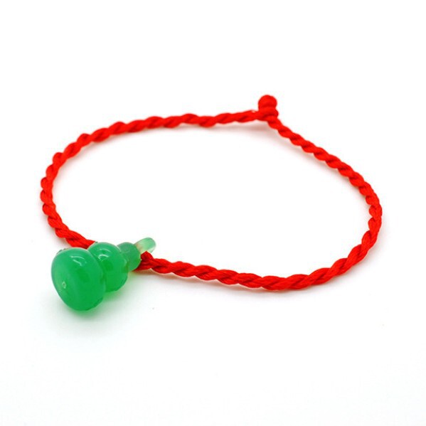 children's woven red rope bracelet handmade
