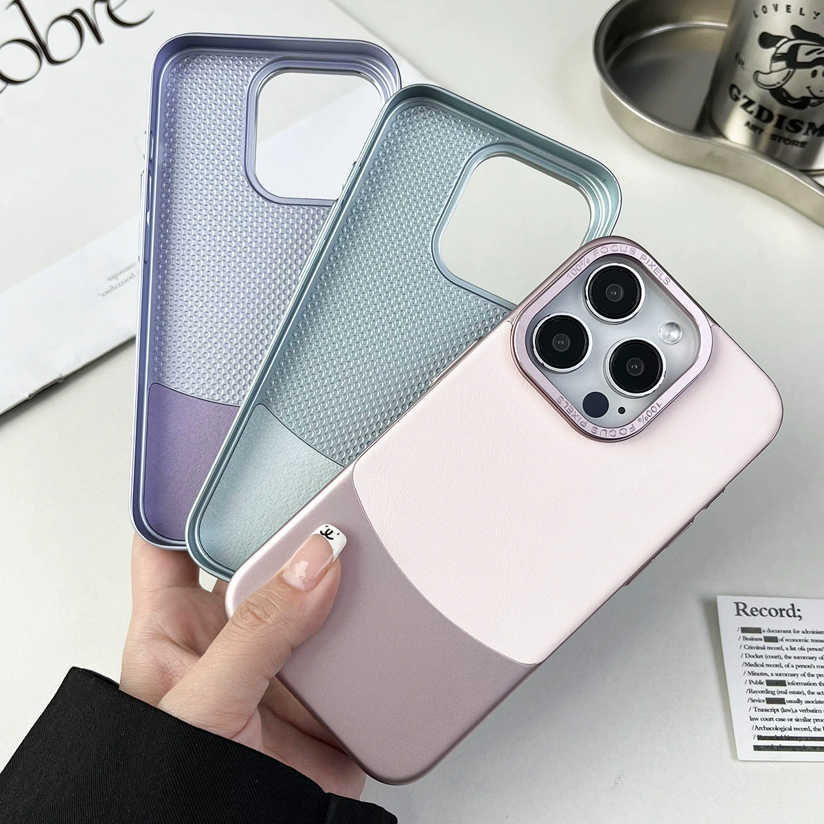 Apple, совместимый чехол для телефона pro, iphone15, металлический объектив, защитный кейс, три в одном