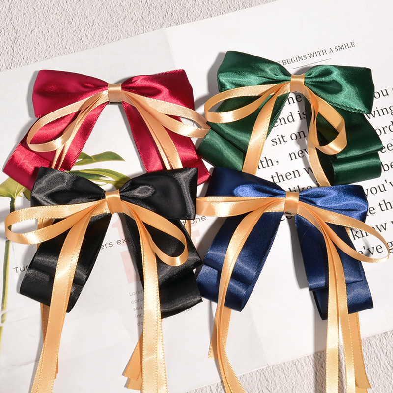 Bow Long Ribbon Hairpin display picture 3