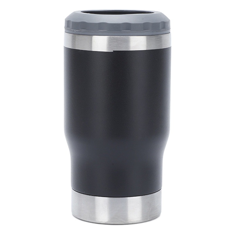 Amazon nuevo tarro de mantenimiento en frío de 14oz con abridor de botellas taza de vacío una taza y dos tapas taza de cerveza al aire libre