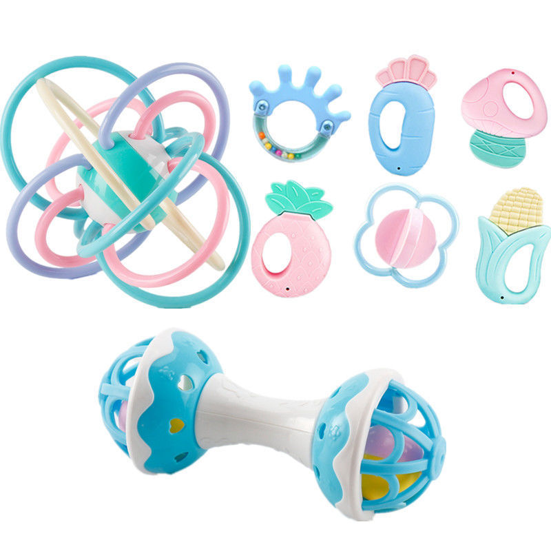 Juguetes para bebés mordedor Educativo Educación Temprana 0 a 3 meses 6 bebé 1 año bebé recién nacido niños y niñas sonajero de mano