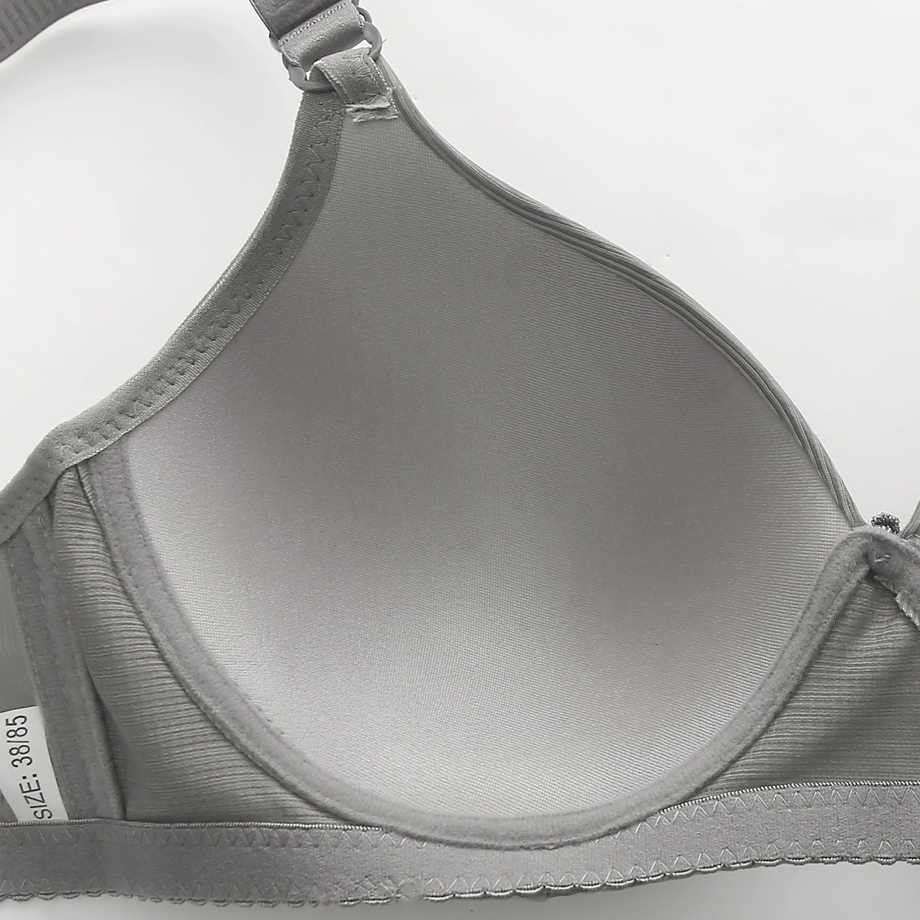 Breathable comfortable underwear, thin supporting wireless bra, bra top, plus size, for middle age