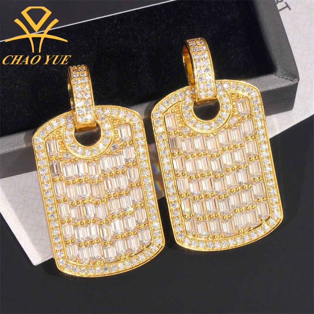 AliExpress модный новый кулон 925 серебро vvvs Mosu Stone Seiko Полная лестница Муасслит Трансграничные мужские и женские кулоны