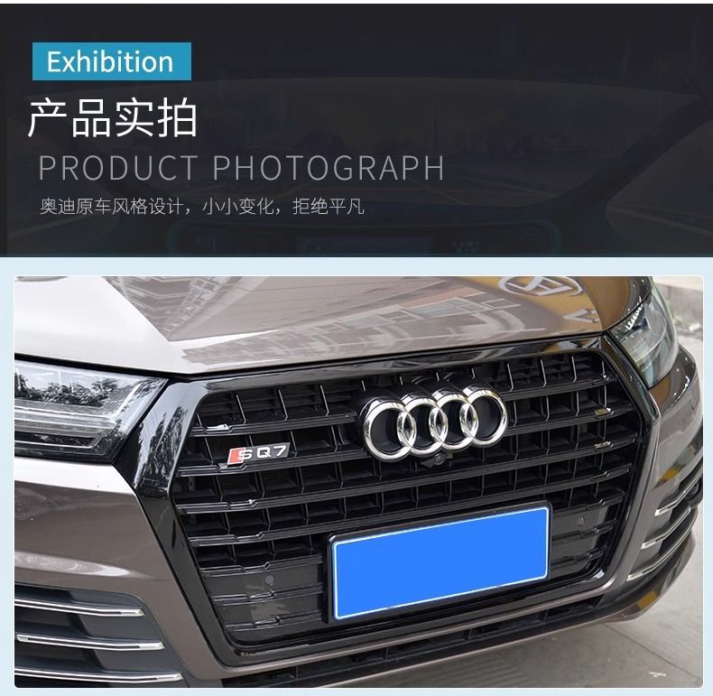 Audi A3 front grille emblem, for both old and new models; A3 front four-ring emblem; front and rear emblems; rear four-ring emblem