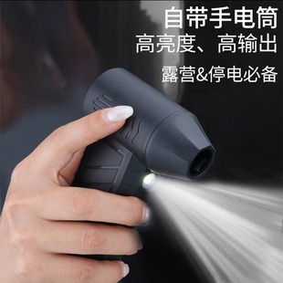New Violent Turbo Fan High Speed Brushless Mini Portable Fan Outdoor Handheld Wireless Hair Dryer Cross Border