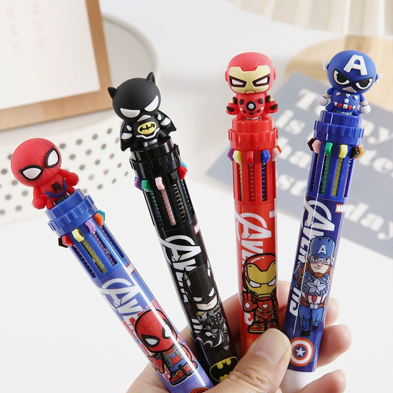 Colección de dibujos animados coreanos, bolígrafo multicolor, bolígrafo multicolor, bolígrafo multicolor, bolígrafo multicolor para estudiantes