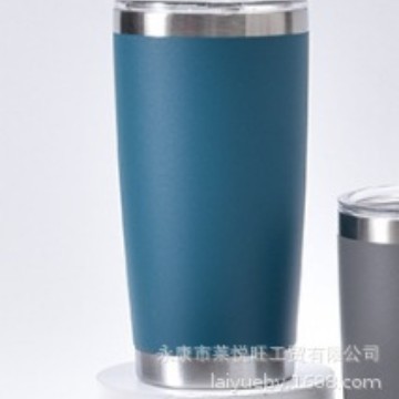 Amazon europeo y americano 20oz taza de coche taza de aislamiento frío Acero inoxidable taza de vacío taza de coche taza de calentador de hielo