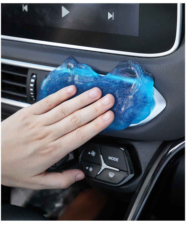 Multifunctional Cleaning Soft Gel Car Interior Cleaning Tool Car Supplies Black Technology Car Vacuum Mud Cleaning Wholesale