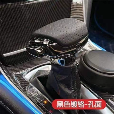 Inspire Crv Style Modified Gear — Sürətlər qutusu və əl tormozu başlıqları - honda-accord-11th-generation-black-perforated-model